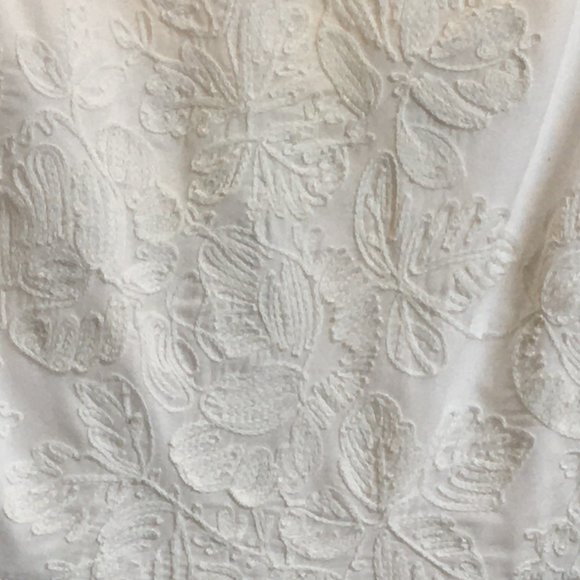 J. Crew White Embroidered Mirabel Dress 00 (XS) - Picture 2 of 7